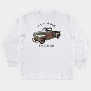 1948 Studebaker Pickup Kids Long Sleeve T-Shirt